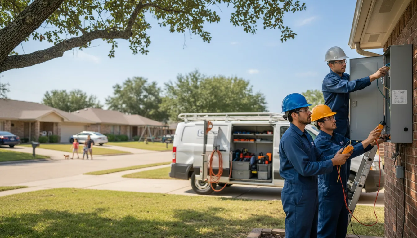 Certified electrician providing emergency electrical services in Crooksville, OH